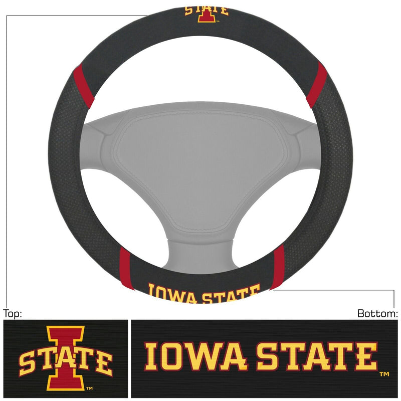 NCAA Iowa State Cyclones Embroidered Steering Wheel Cover