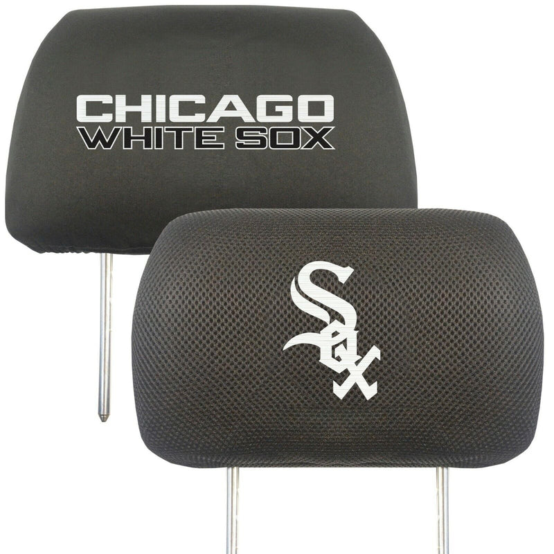 MLB Chicago White Sox 2-Piece Embroidered Headrest Covers