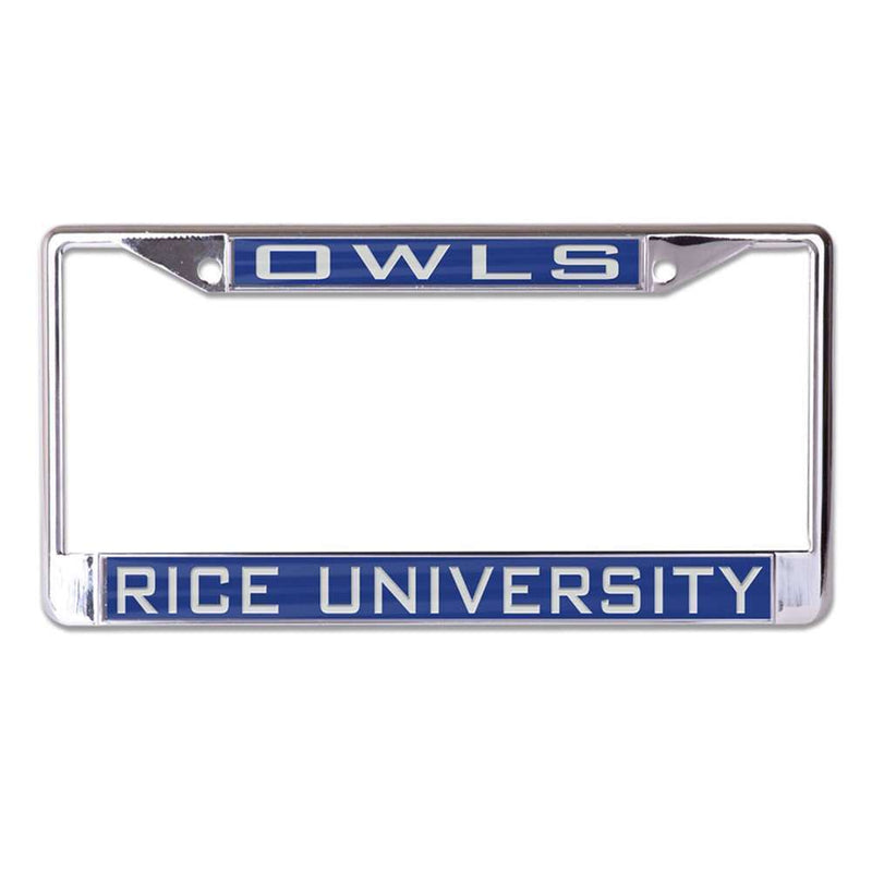 NCAA Rice Owls Metal Inlaid License Plate Frame