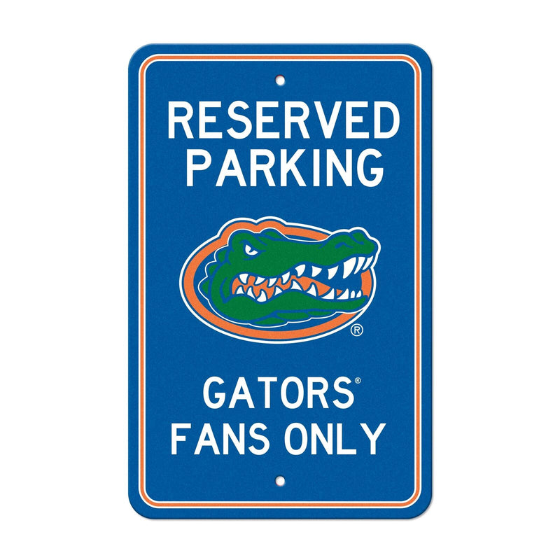 NCAA Florida Gators Reserved Parking Sign Large Decor 12"x 18"