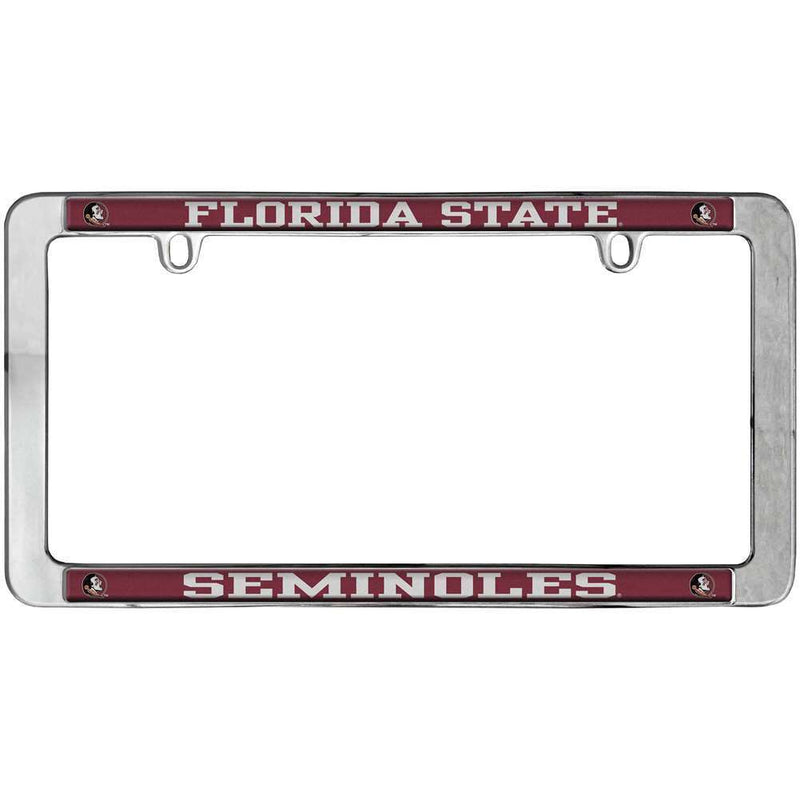 NCAA Florida State Seminoles Thin Metal License Plate Frame