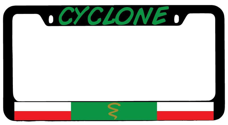 Cyclone Black METAL License Plate Frame DC  Mod-GRAPH9856236-7794