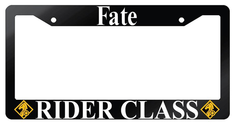 Fate Rider Class Glossy Black Plastic License Plate Frame Anime  Mod-GRAPH9856236-7588