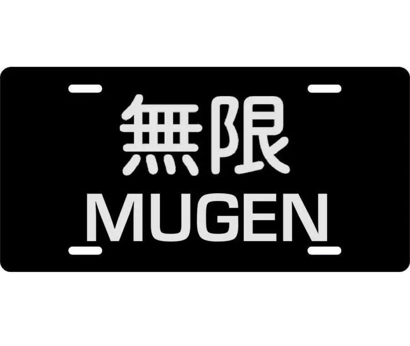 Licence Plate MUGEN auto JDM car
