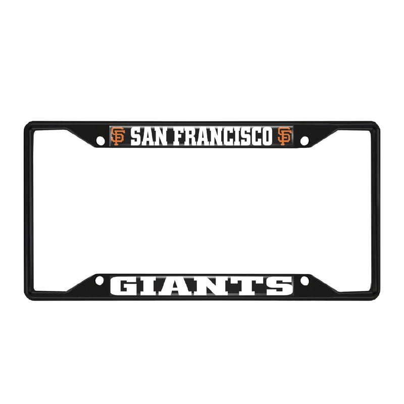 MLB San Francisco Giants Black Metal License Plate Frame