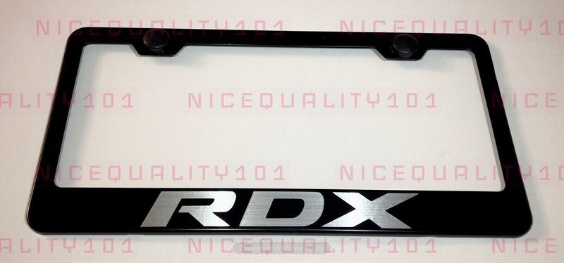 RDX Stainless Steel Finished License Plate Frame Holder Rust Free