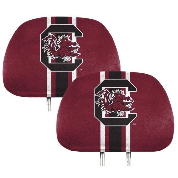 NCAA South Carolina Gamecocks New 2-Piece Printed Headrest Covers