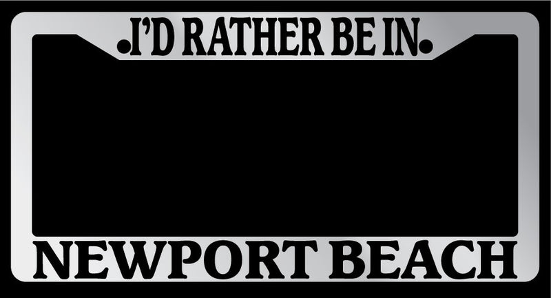 Chrome License Plate Frame "I&
