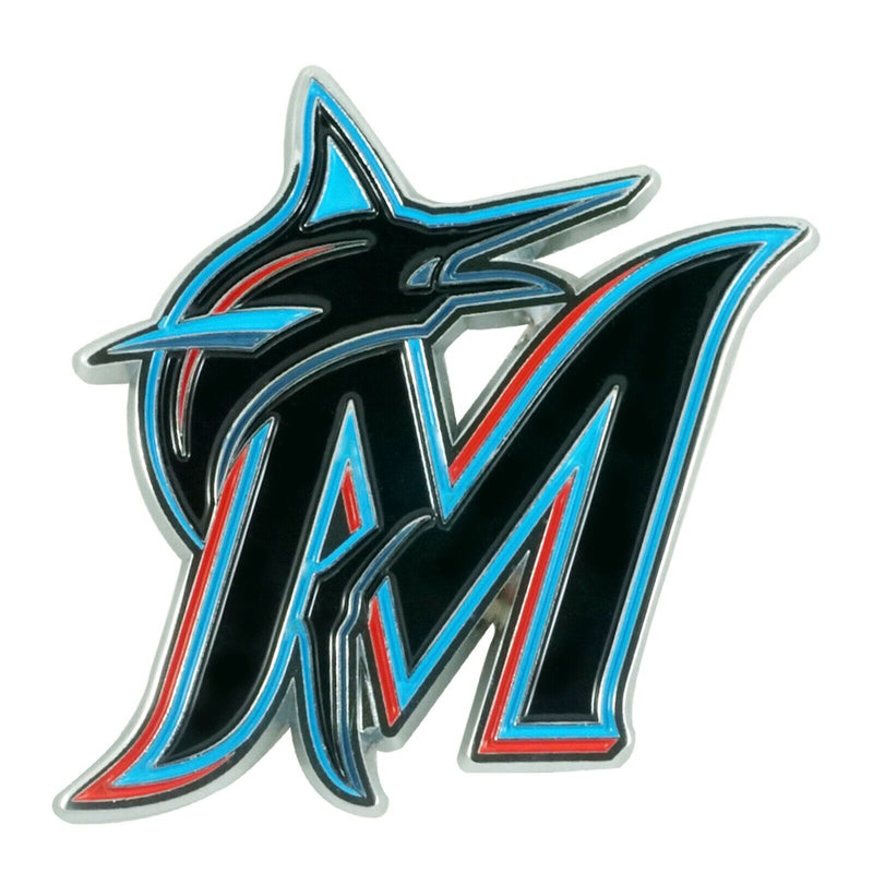 MLB Miami Marlins Diecast 3D Color Emblem Car Truck RV