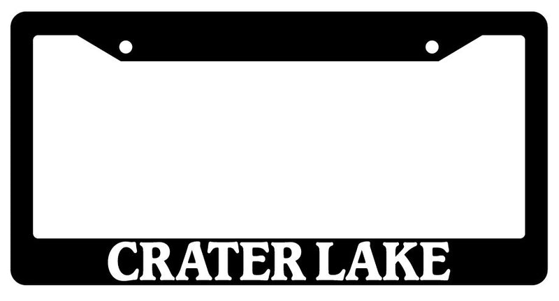 Black License Plate Frame Crater Lake Auto Accessory National Parks 2006  Mod-GRAPH9856236-658