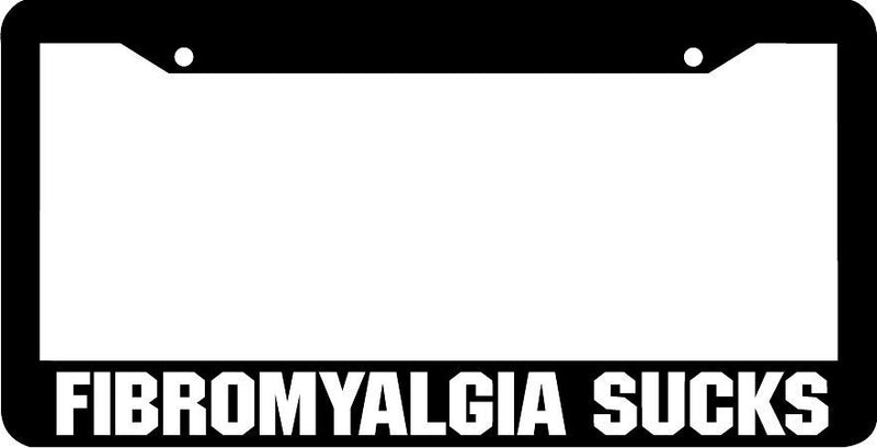 Fibromyalgia Sucks License Plate Frame