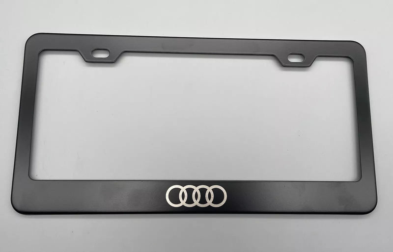 4 rings license plate frame fit Audi