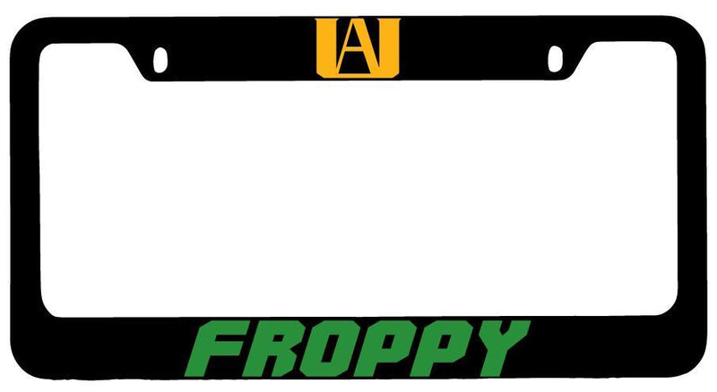 Froppy Black METAL License Plate Frame My Hero Academia  Mod-GRAPH9856236-7863