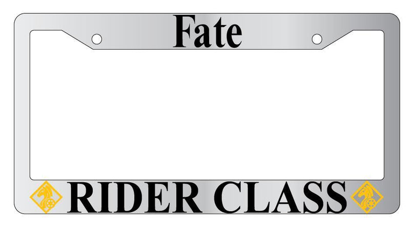 Fate Rider Class Chrome License Plate Frame Auto Anime  Mod-GRAPH9856236-5144