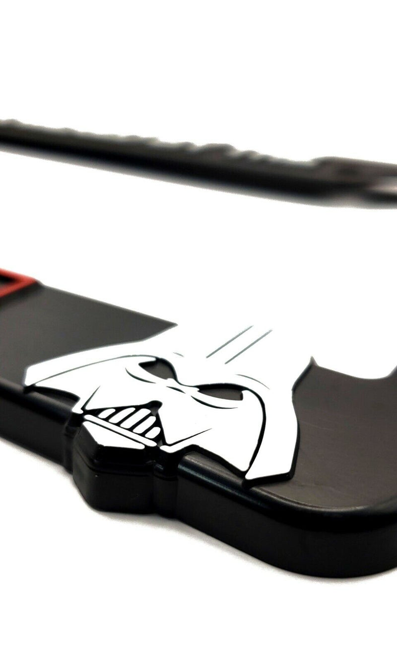 "Powered by the Darkside" License Plate Frame