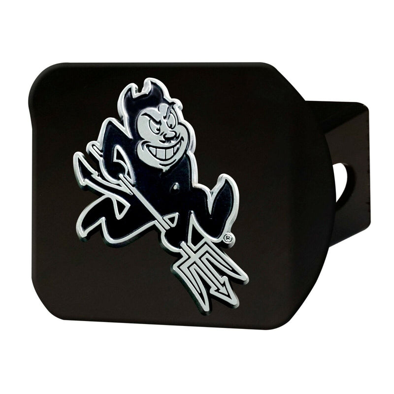 NCAA Arizona State Sun Devils 3D Chrome on Black Hitch Cover