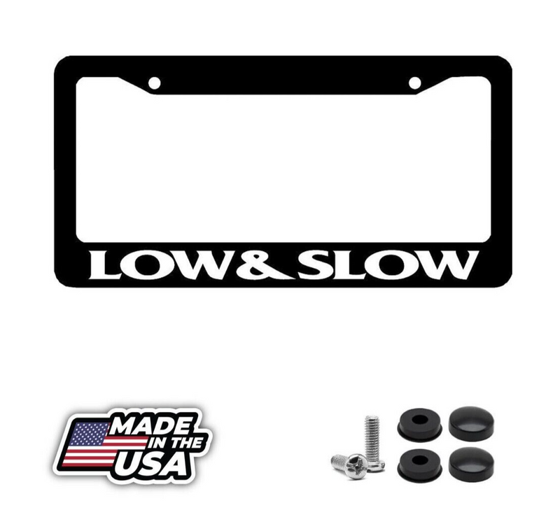 LOW & SLOW jdm JDM License Plate Frame
