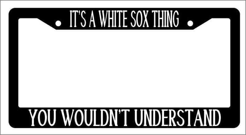 Black License Plate Frame IT&
