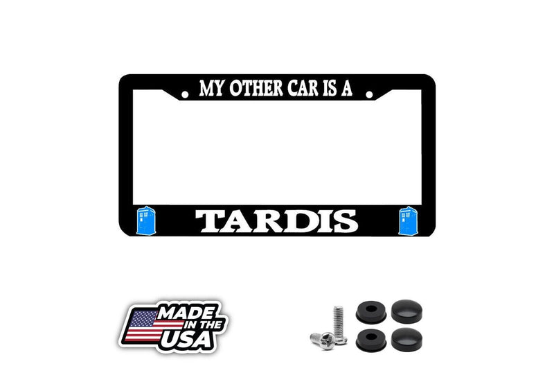 TARDIS My other car is a Tardis License Plate Frame
