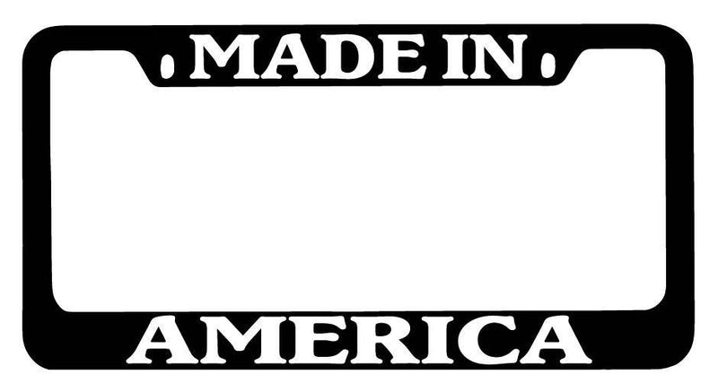 Black METAL License Plate Frame Made In America Auto Accessory 1046  Mod-GRAPH9856236-9129