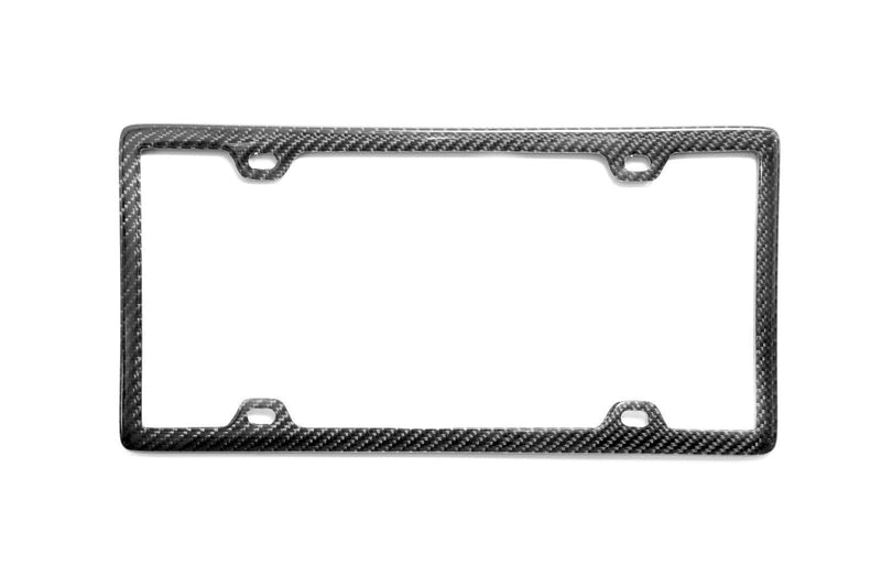REAL 100% CARBON FIBER LICENSE Plate Frame COVER ORIGINAL 3K TWILL JDM /FF F v3