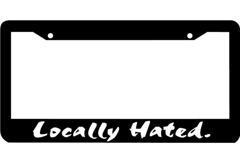 LOCALLY HATED plate holder jdm License Plate Frame