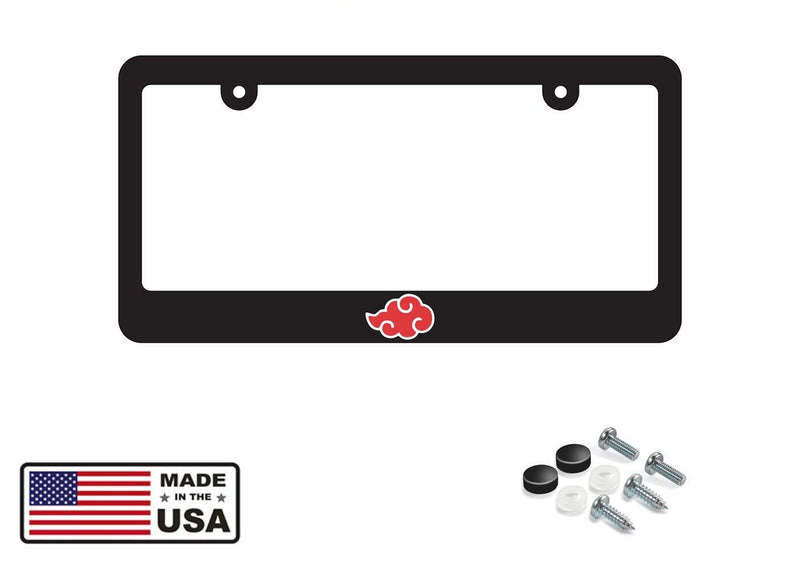 Akatsuki Cloud Black License Plate Frame