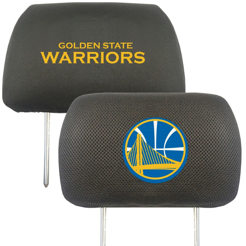 NBA Golden State Warriors 2-Piece Embroidered Headrest Cover