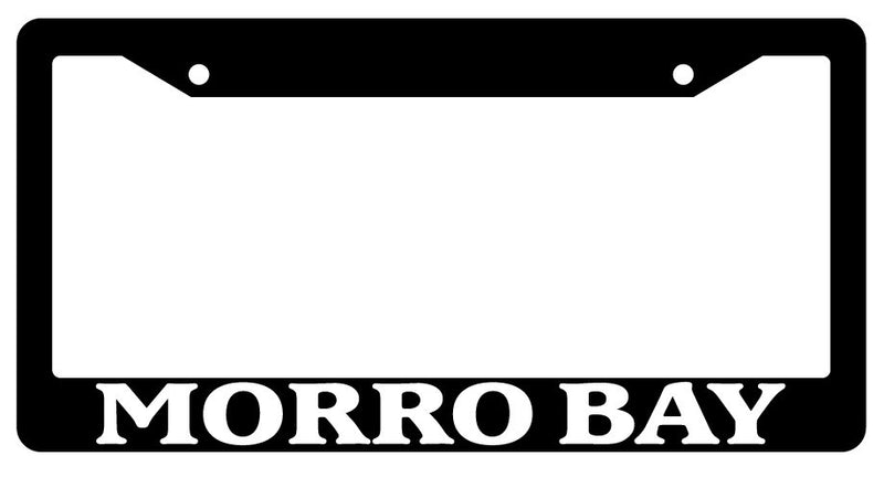 Black License Plate Frame Morro Bay City State Auto Accessory 1017  Mod-GRAPH9856236-327