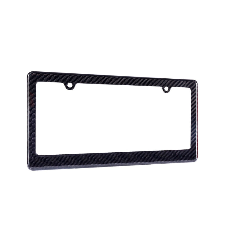 Real 100% Carbon Fiber license Plate Frame cover original 3k twill design