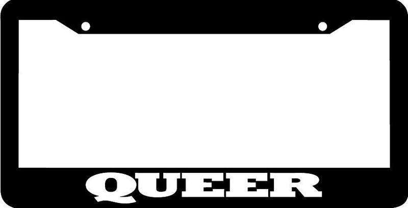 QUEER gay lbgt License Plate Frame