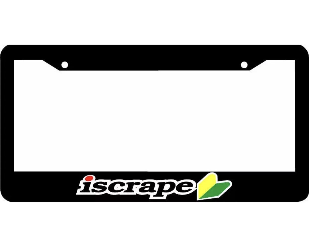 STATIC Stance Bagged Lowered LOL Funny Wakaba JDM License Plate Frame - BLVD 1064
