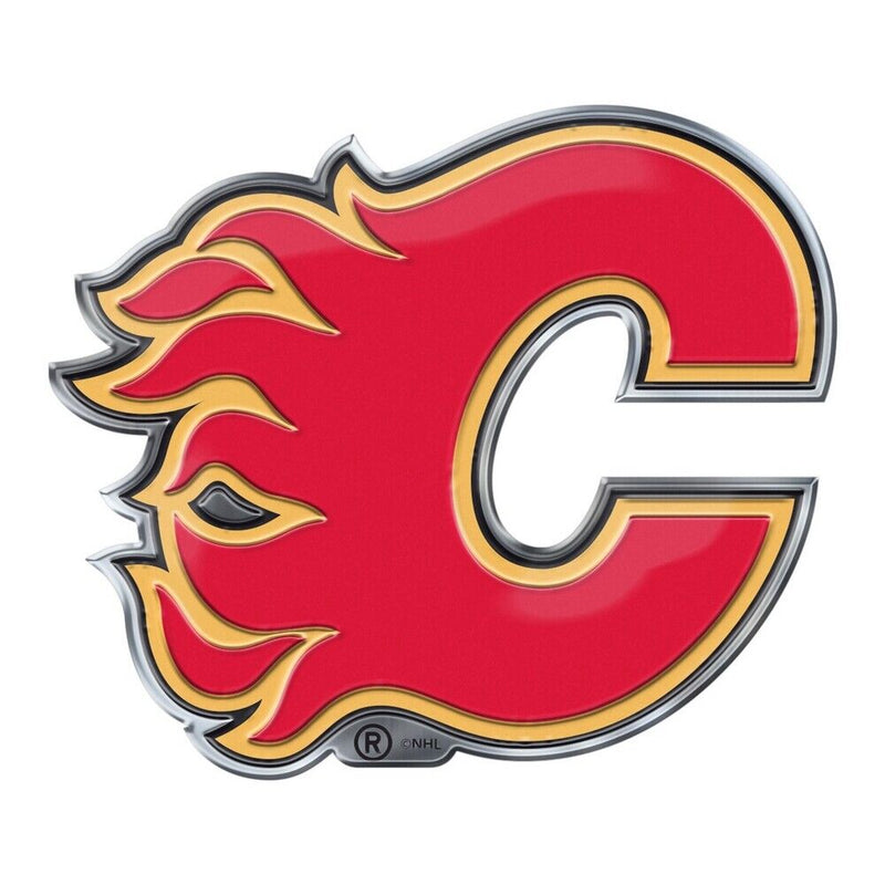 NHL Calgary Flames Diecast 3D Color Emblem Car Truck RV