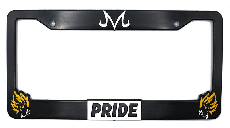 Saiyan Pride License Plate Frame