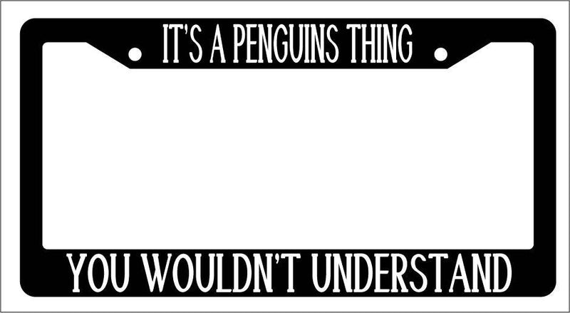 Black License Plate Frame IT&
