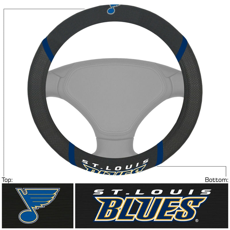 NHL St. Louis Blues New Embroidered Steering Wheel Cover