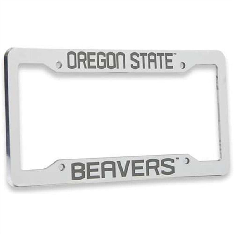 NCAA Oregon State Beavers Metal Chrome License Plate Frame