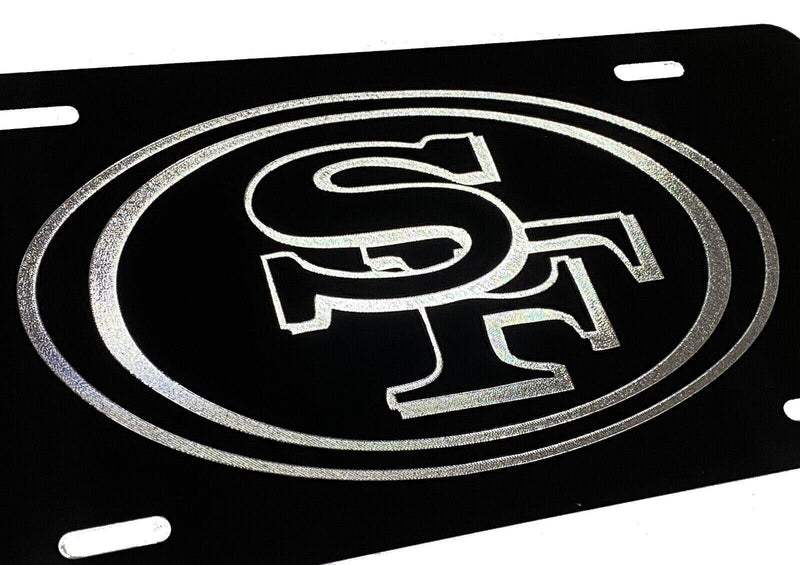 Silver Engraved San Francisco 49er&