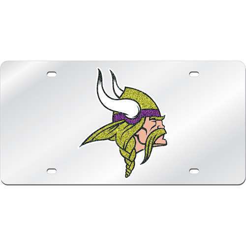 NFL Minnesota Vikings Logo Mirrored License Plate