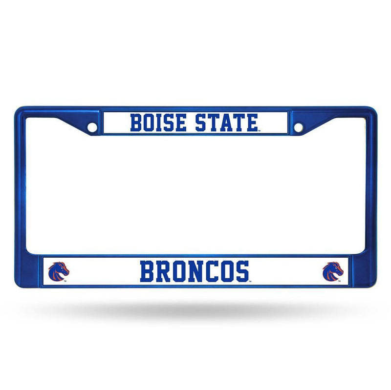 NCAA Boise State Broncos Team Color Chrome License Plate Frame