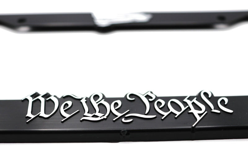 We The People License Plate Frame