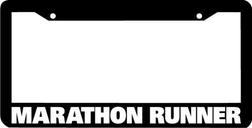 marathon runner License Plate Frame
