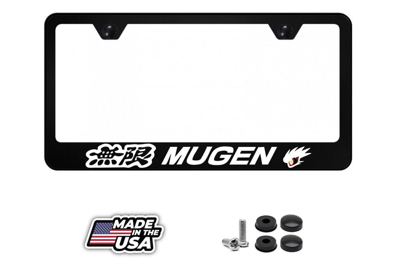 1X MUGEN POWER RACING High Quality Metal License Plate Frame Fits Honda / Acura