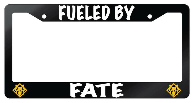 Fueled By Fate (Berserker Class) Glossy Black Plastic License Plate Frame  Mod-GRAPH9856236-7176