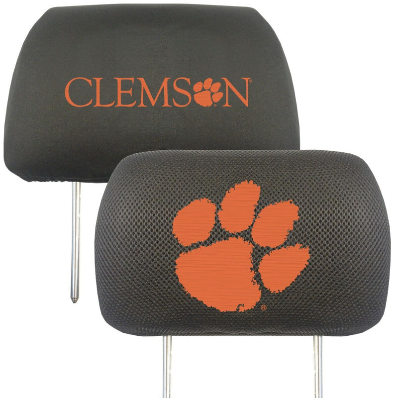 NCAA Clemson Tigers 2-Piece Embroidered Headrest Covers