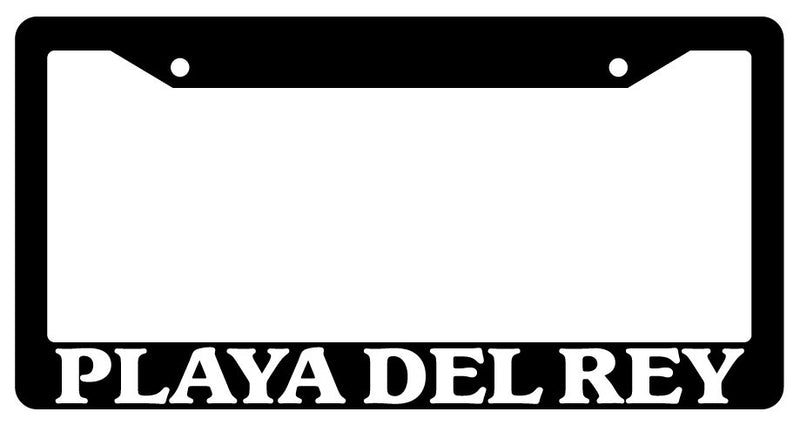 Black License Plate Frame Playa Del Rey City State Auto Accessory Novelty  Mod-GRAPH9856236-321