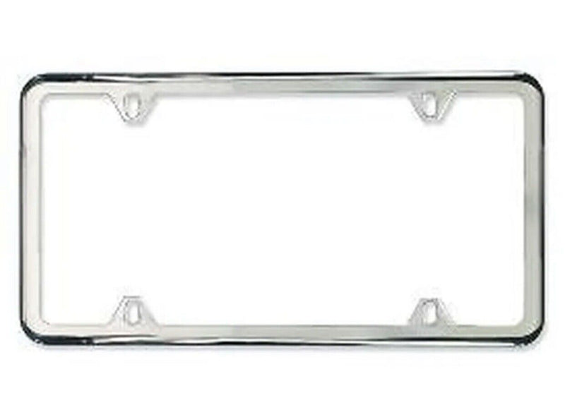 BMW Slimline License Plate Frame - Polished Finish 82120010396