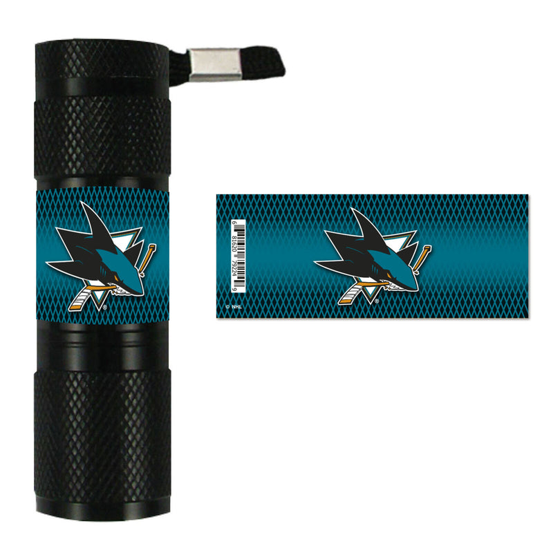 NHL San Jose Sharks LED Flashlight 1.1"x.3"x3.4"