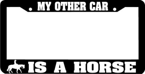 My other car is a HORSE License Plate Frame