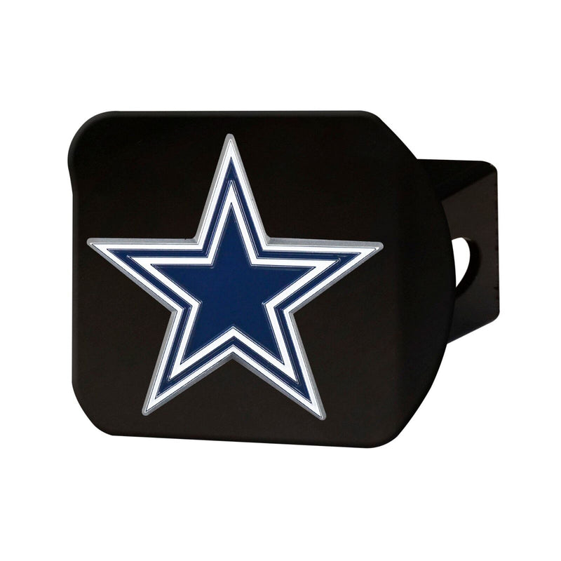 NFL Dallas Cowboys 3D Color on Black Metal Hitch Cover